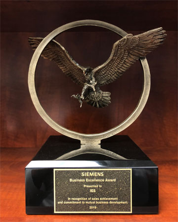 2019 Bronze Eagle Award for Business Excellence from Siemens
