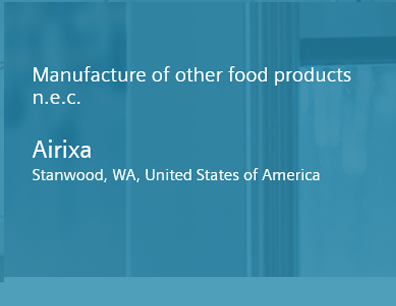 Airixa WA, USA Perishable food suppliers cut energy use up to 40 percent